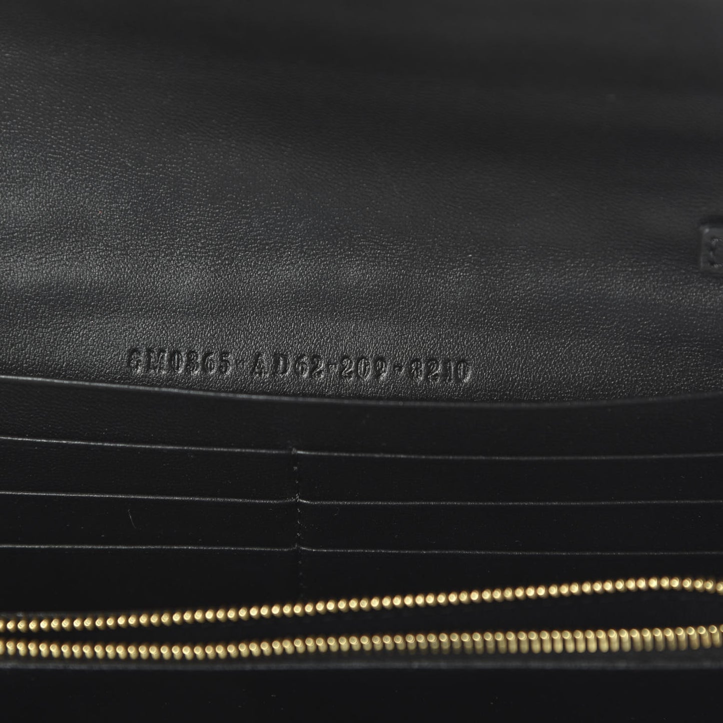 X JOSHUA VIDES Nappa FF Embossed Continental Wallet on Chain White Black