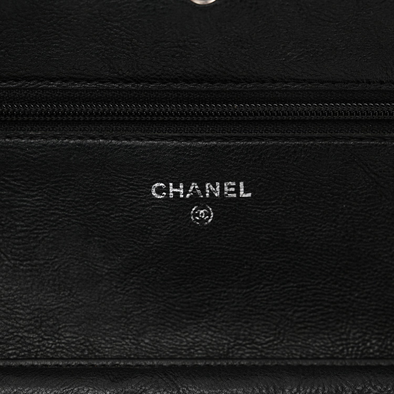 Chanel Calfskin Quilted Chain Around Boy Wallet On Chain WOC Black 6 of 14