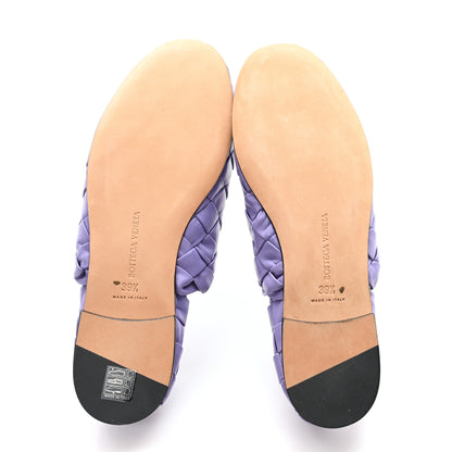 Bottega Veneta Lagoon Nappa Intrecciato Slipper Flats 39.5 Lavender 6 of 8