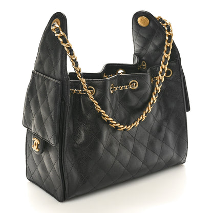 Chanel Caviar Quilted Small Chanel 25 Handbag Black 2 of 11