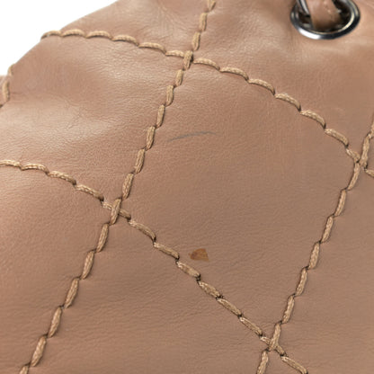 Chanel Lambskin Stitched Expandable Tote Beige 14 of 16
