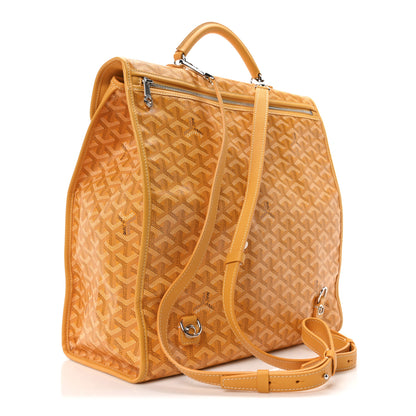 Goyard Goyardine Saint Leger Soft Briefcase Backpack Yellow 3 of 9