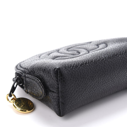 Chanel Caviar CC Cosmetic Pouch Black 6 of 11