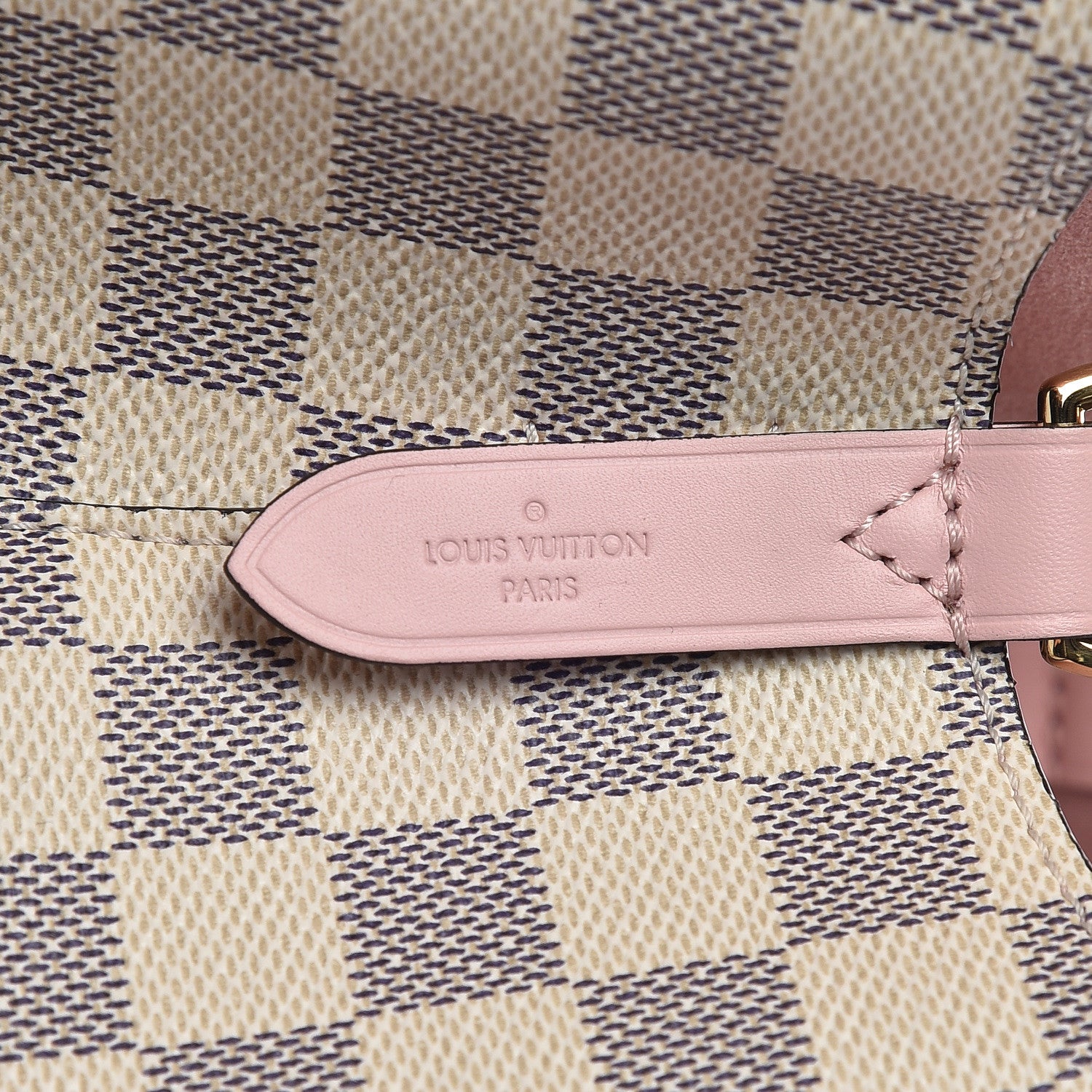Louis Vuitton Damier Azur Neonoe MM Eau De Rose 6 of 8