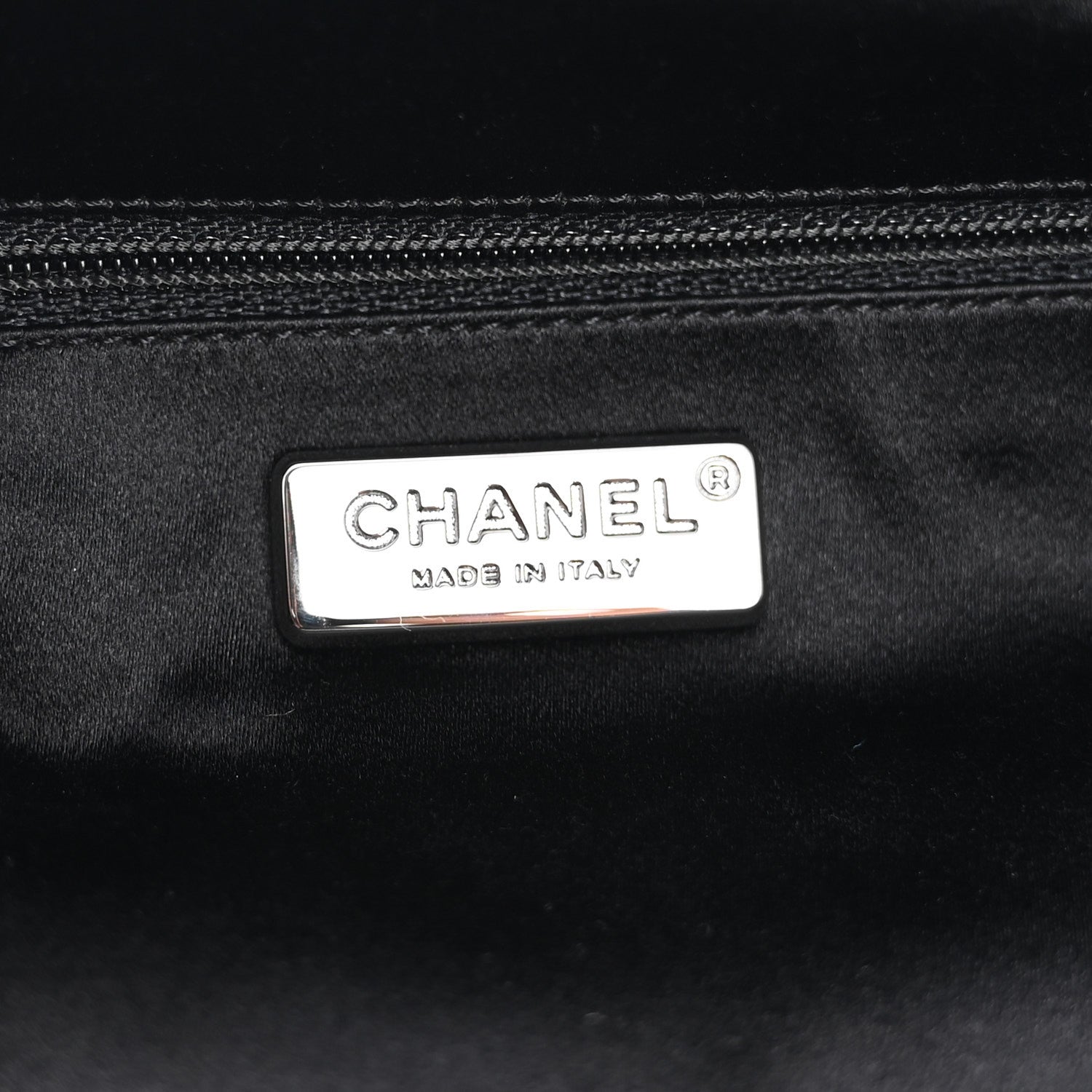 Chanel Tweed Strass Pudong Clutch Black 6 of 7