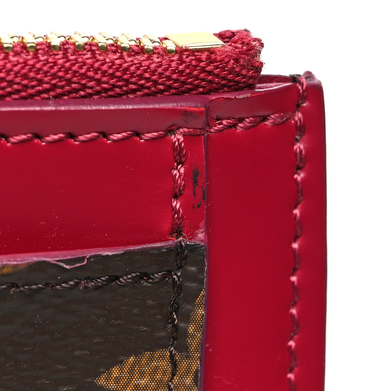 Louis Vuitton Monogram Zipped Card Holder Fuchsia 9 of 9