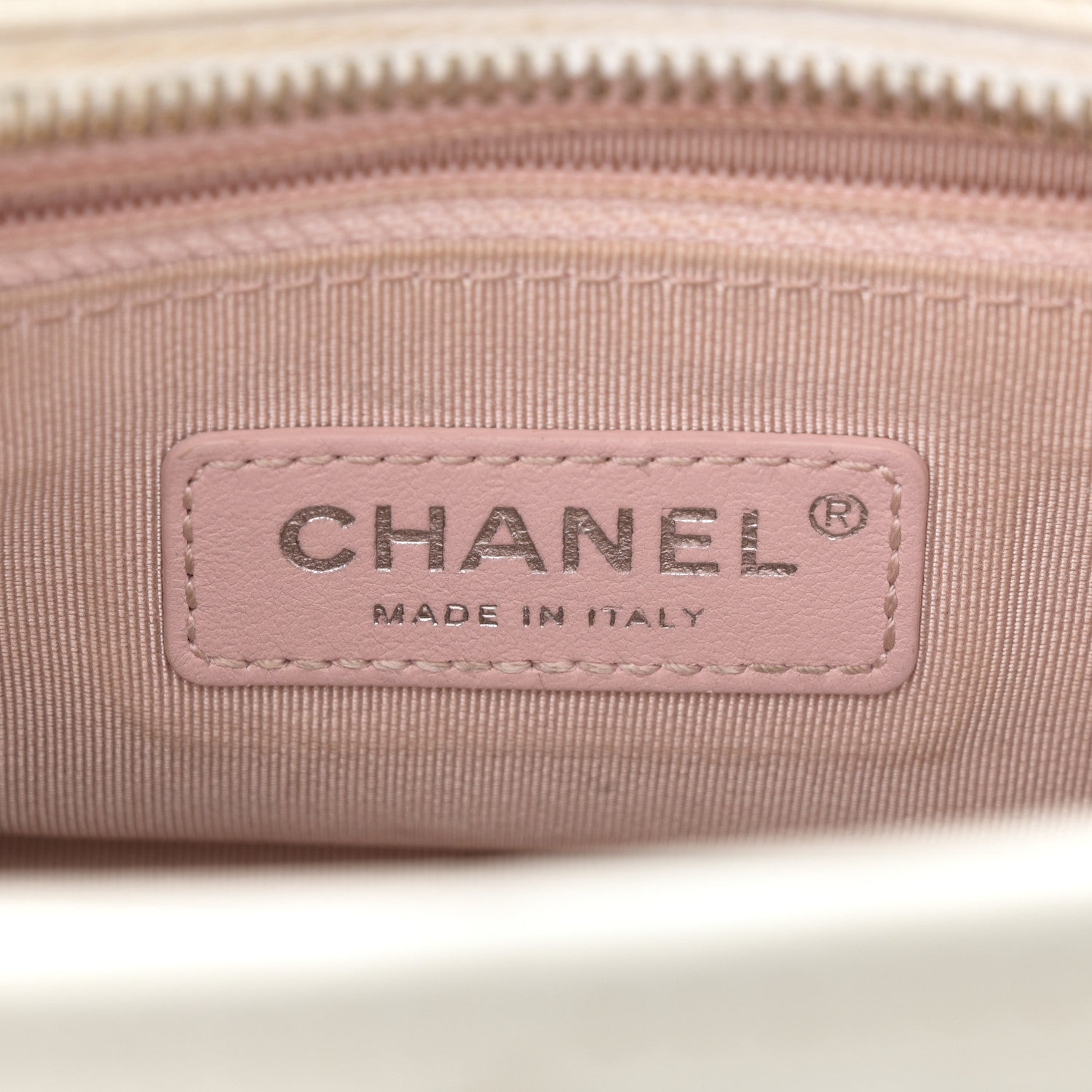 Chanel Aged Calfskin Quilted Small Gabrielle Hobo White 6 of 10