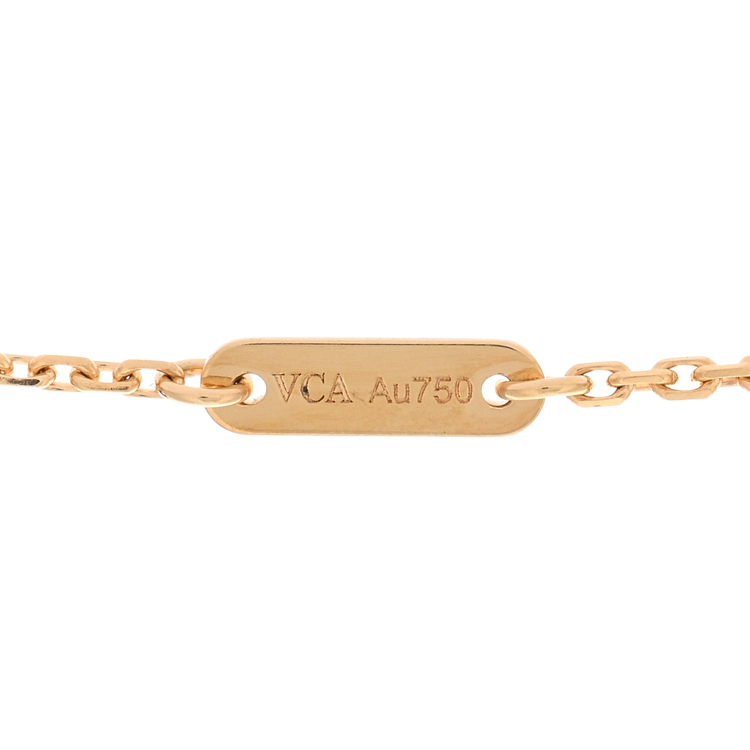 Van Cleef & Arpels 18K Yellow Gold Diamond Mini Frivole Pendant Necklace 5 of 6