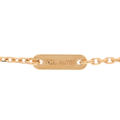 Van Cleef & Arpels 18K Yellow Gold Diamond Mini Frivole Pendant Necklace 5 of 6