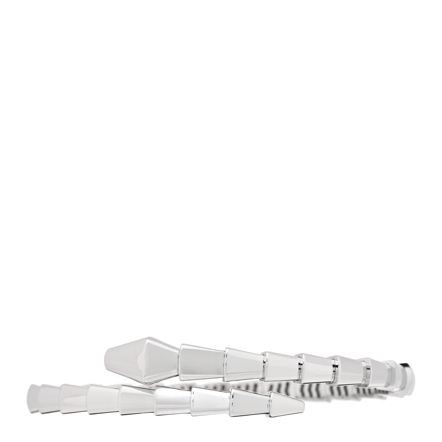 Bulgari 18K White Gold Serpenti Viper Bracelet 15 1 of 4