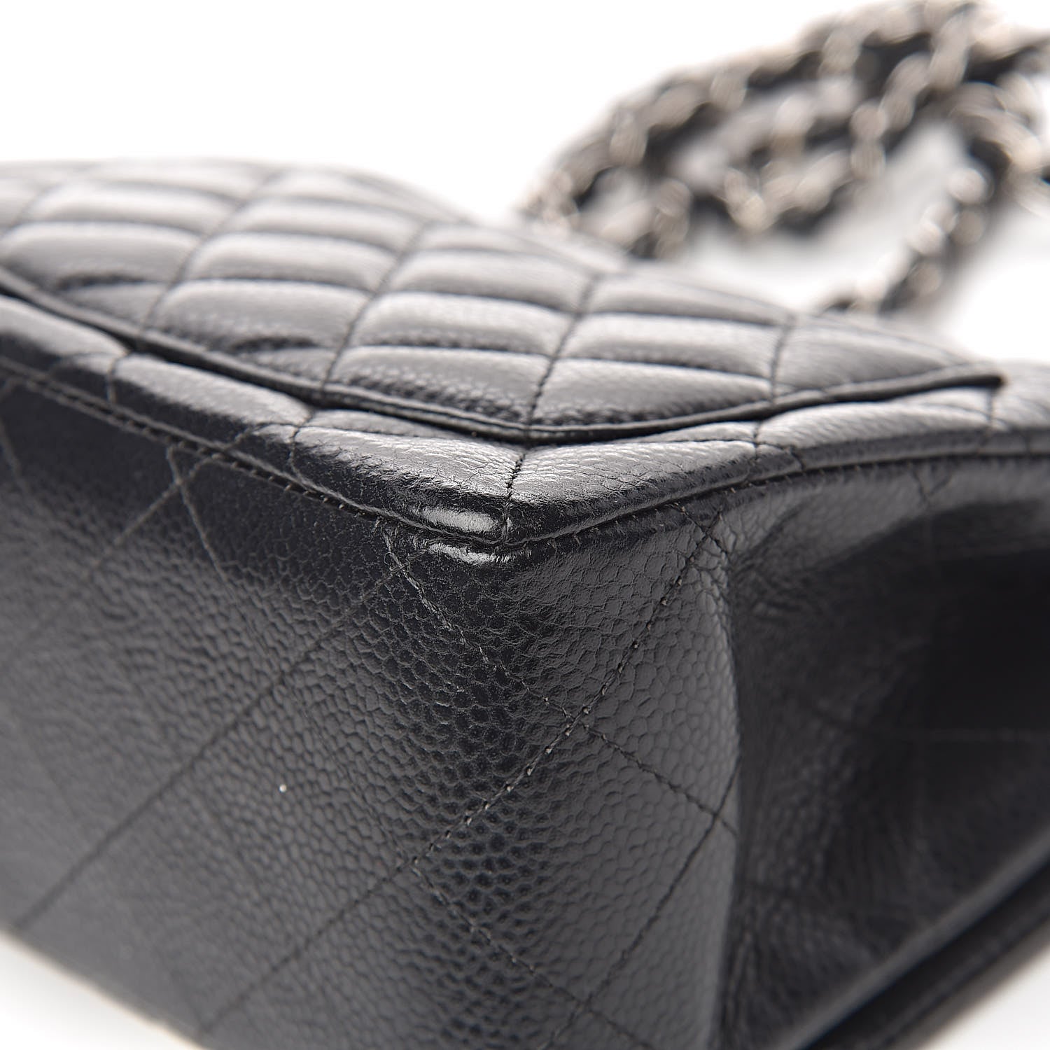 Chanel Caviar Quilted Mini Square Flap Black 11 of 12