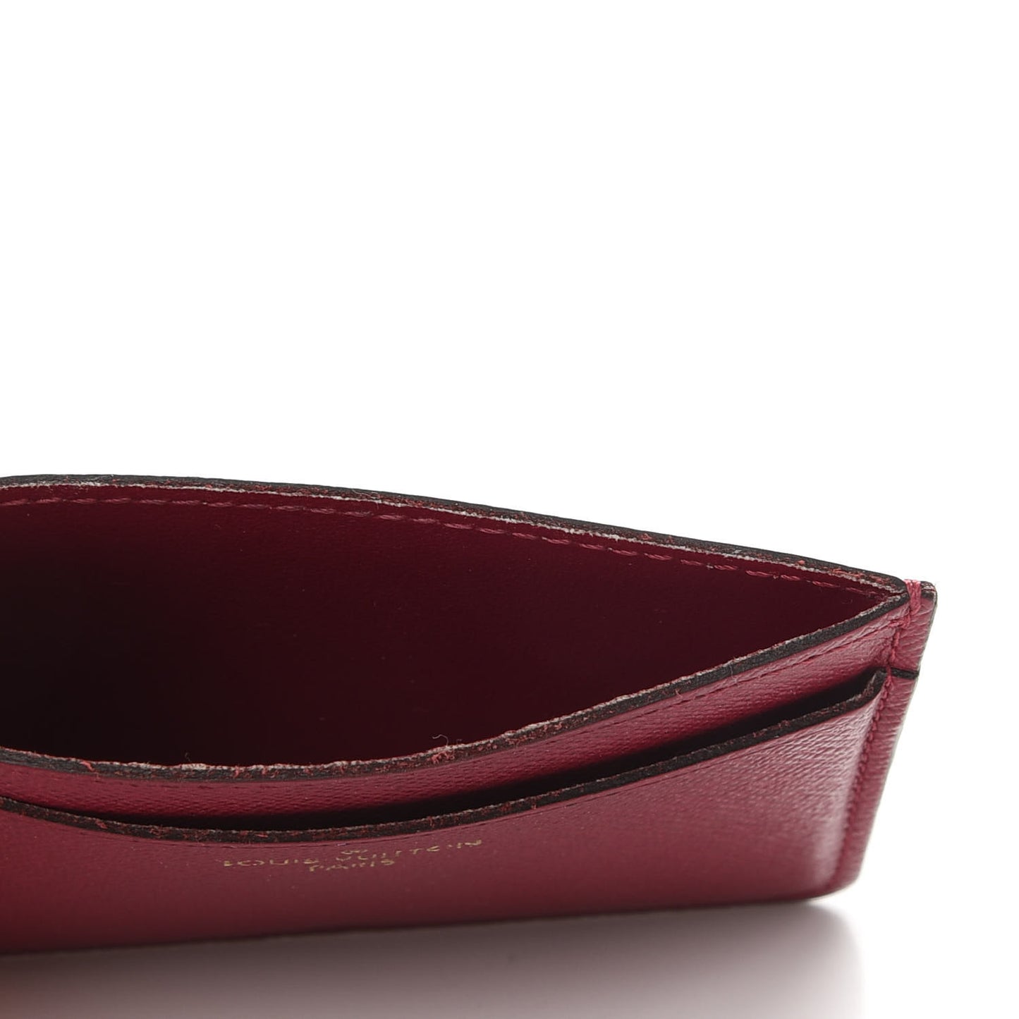 Calfskin Jeanne Wallet Insert Fuchsia