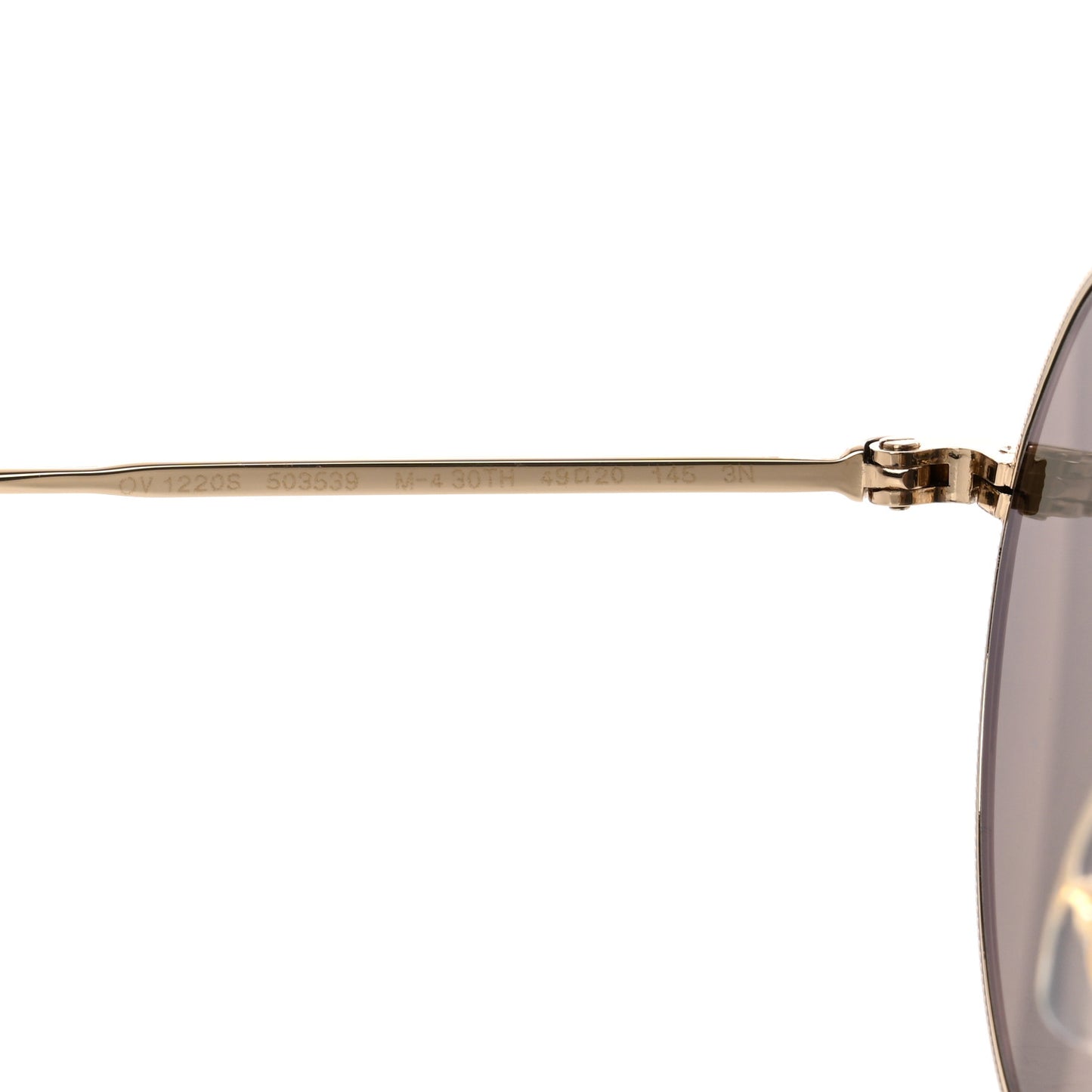 Metal M-4 30TH Sunglasses Gold