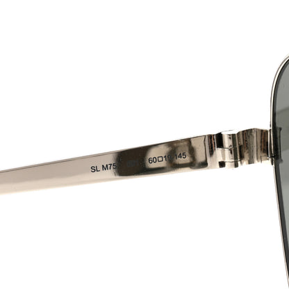 Saint Laurent Metal Sunglasses SL M75 Silver 6 of 7