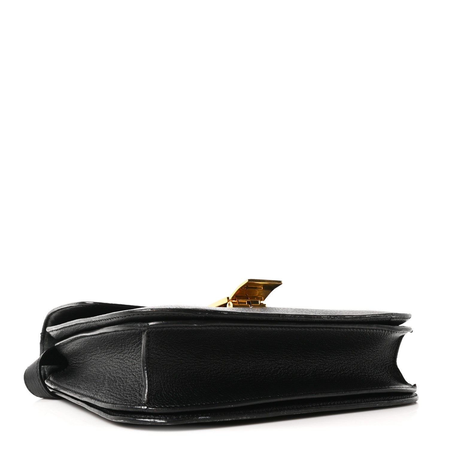 Celine Goatskin Medium Classic Box Flap Bag Black 4 of 10