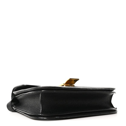 Celine Goatskin Medium Classic Box Flap Bag Black 4 of 10