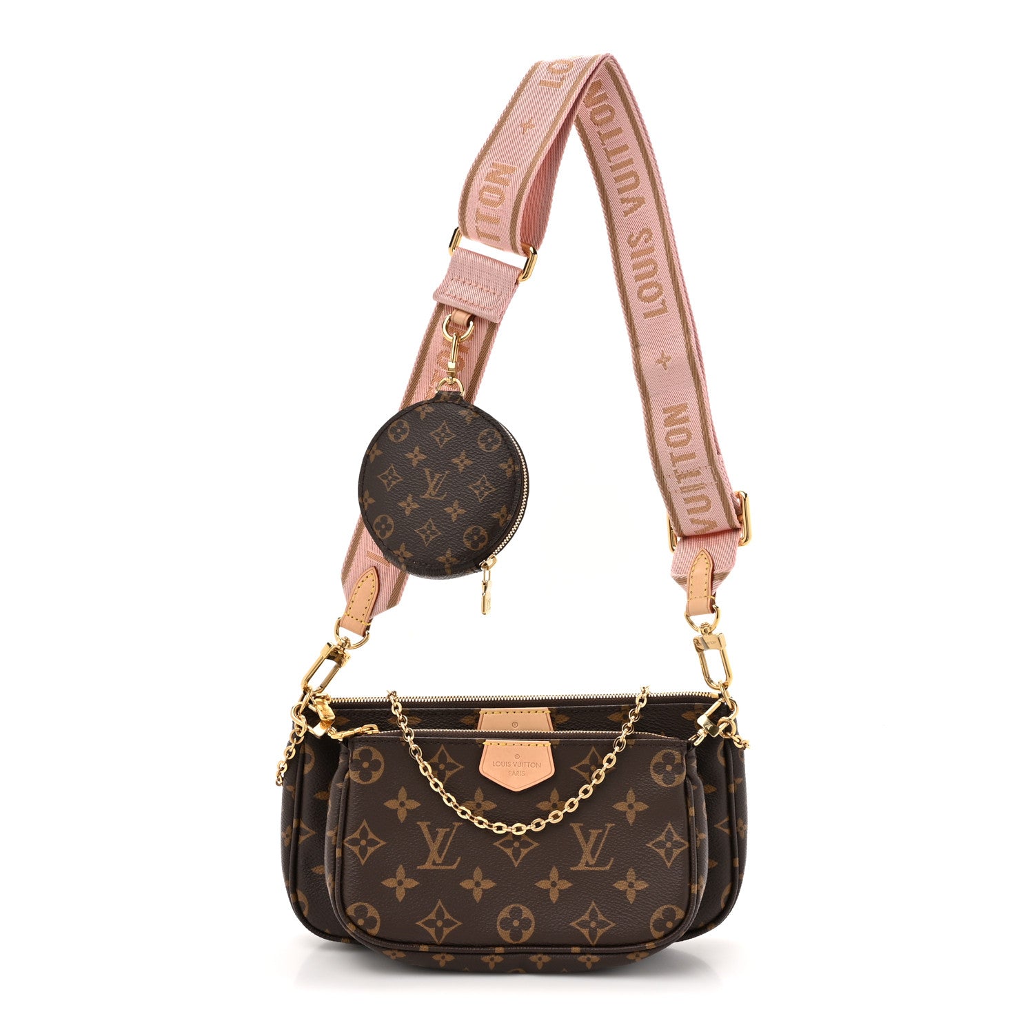Louis Vuitton Monogram Multi Pochette Accessories Rose Clair 1 of 10