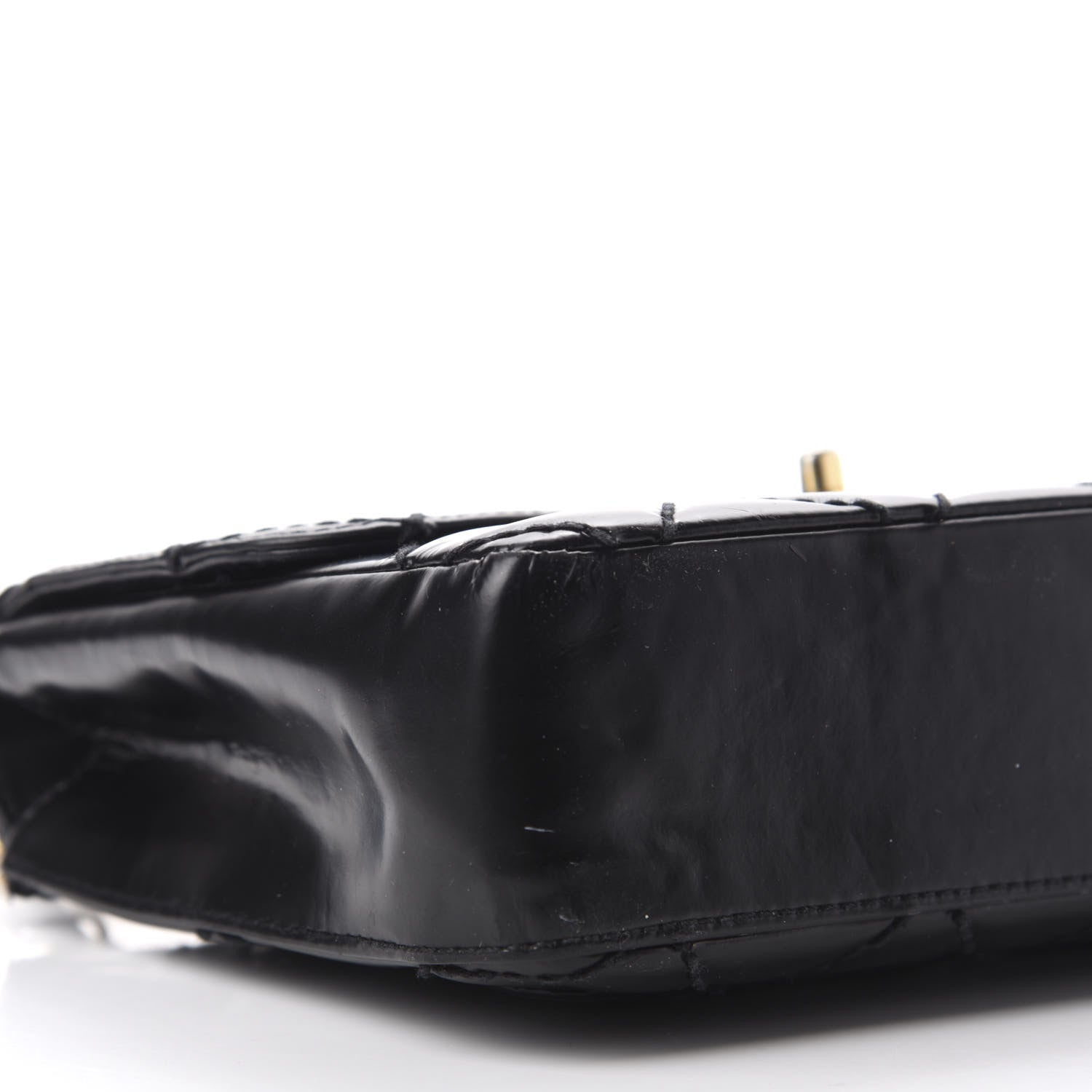 Chanel Glazed Calfskin Quilted Medium Single Flap Black 6 of 15