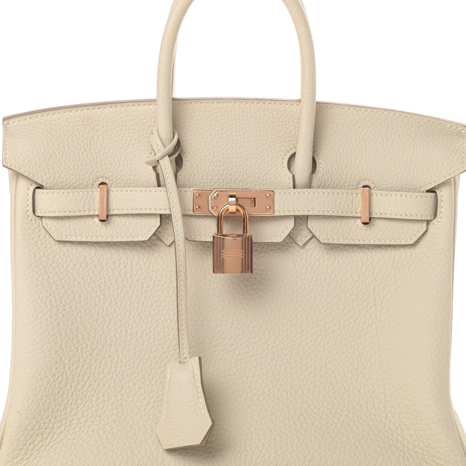 Hermes Togo Birkin 25 Craie 8 of 13