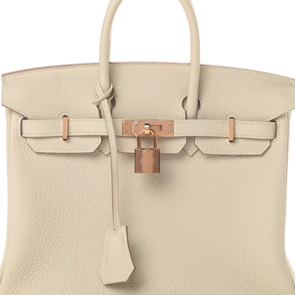 Hermes Togo Birkin 25 Craie 8 of 13