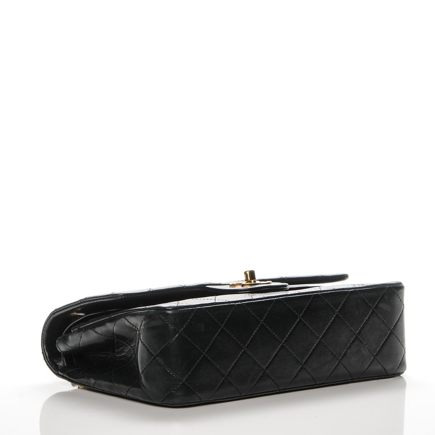 Chanel Lambskin Quilted Small Double Flap Black 4 of 9