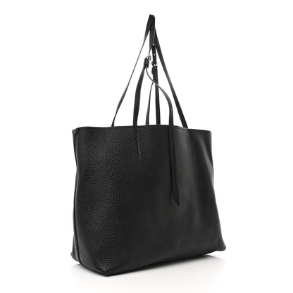 Prada Vitello Daino Small Concept Shopper Tote Black Astrale 4 of 11
