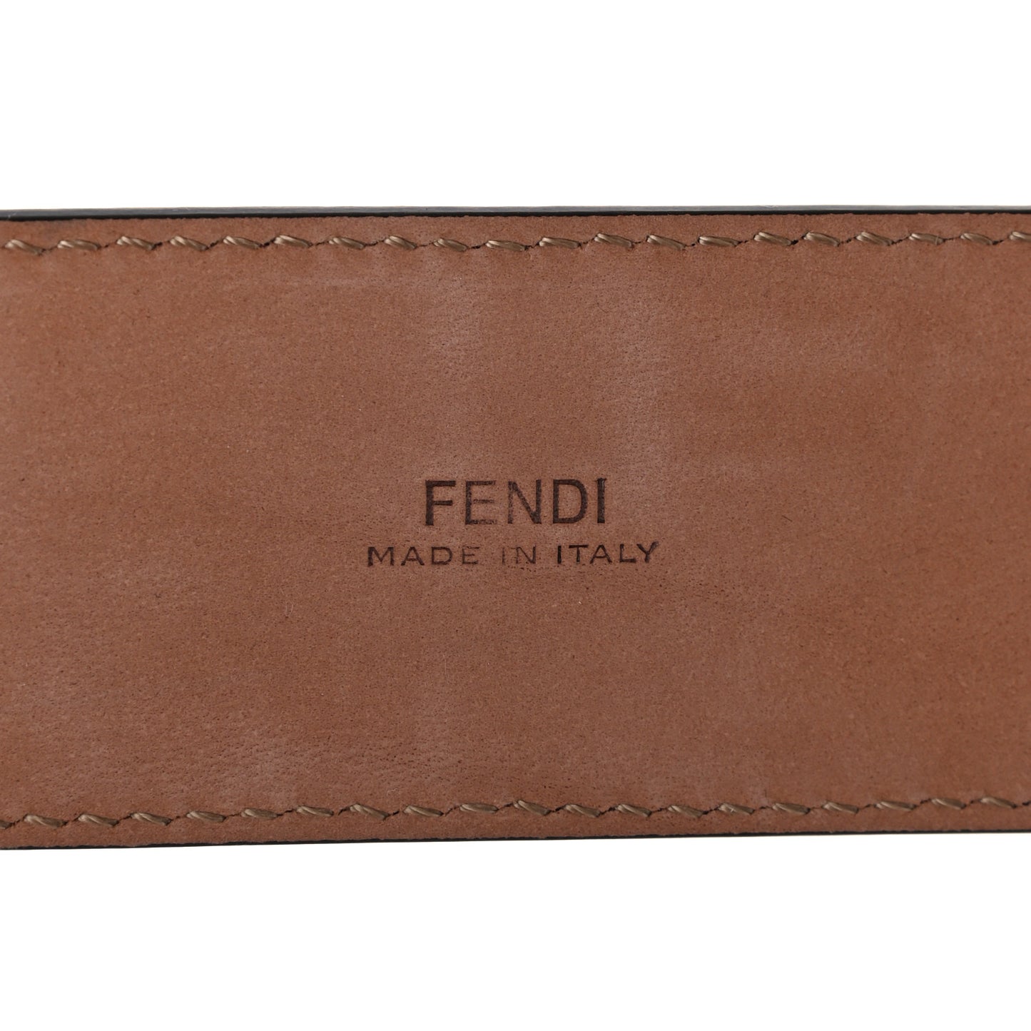 Calfskin F is Fendi FF 1974 Embossed Belt 90 36 Black