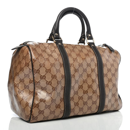 Gucci Crystal Monogram Medium Joy Boston Dark Brown 2 of 4