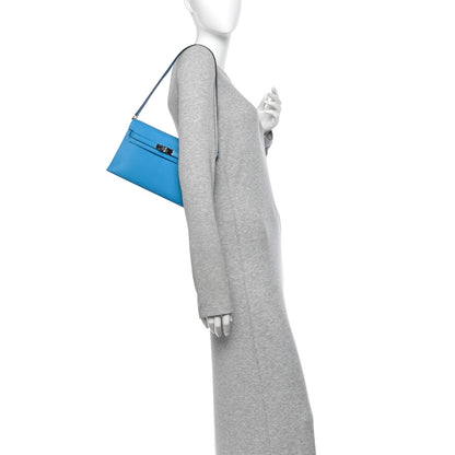 Hermes Chevre Chamkila Kelly Elan Bleu Frida 2 of 10