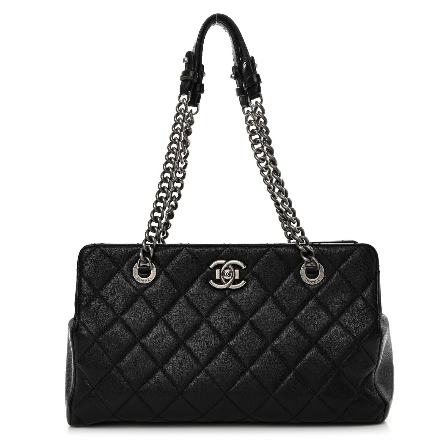 Chanel Goatskin Perfect Edge Tote Black 1 of 17