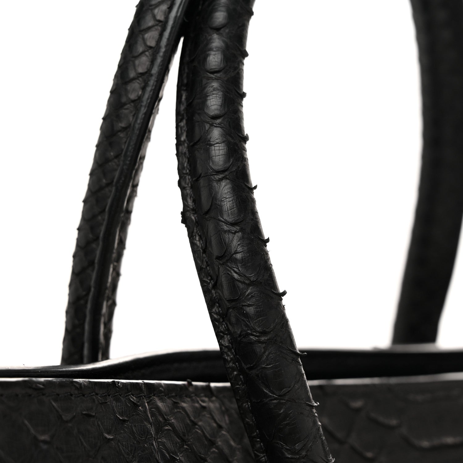 Celine Snakeskin Medium Phantom Luggage Black 11 of 13