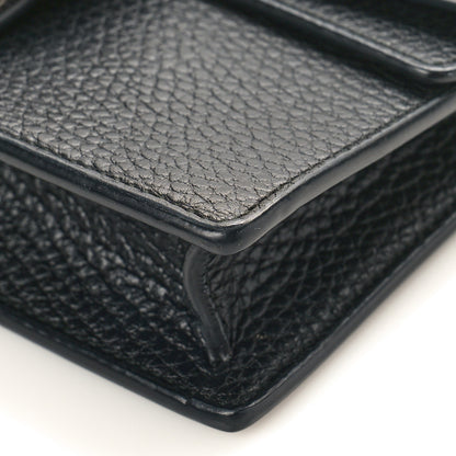 Gucci Calfskin Super Mini Dionysus Shoulder Bag Black 7 of 7