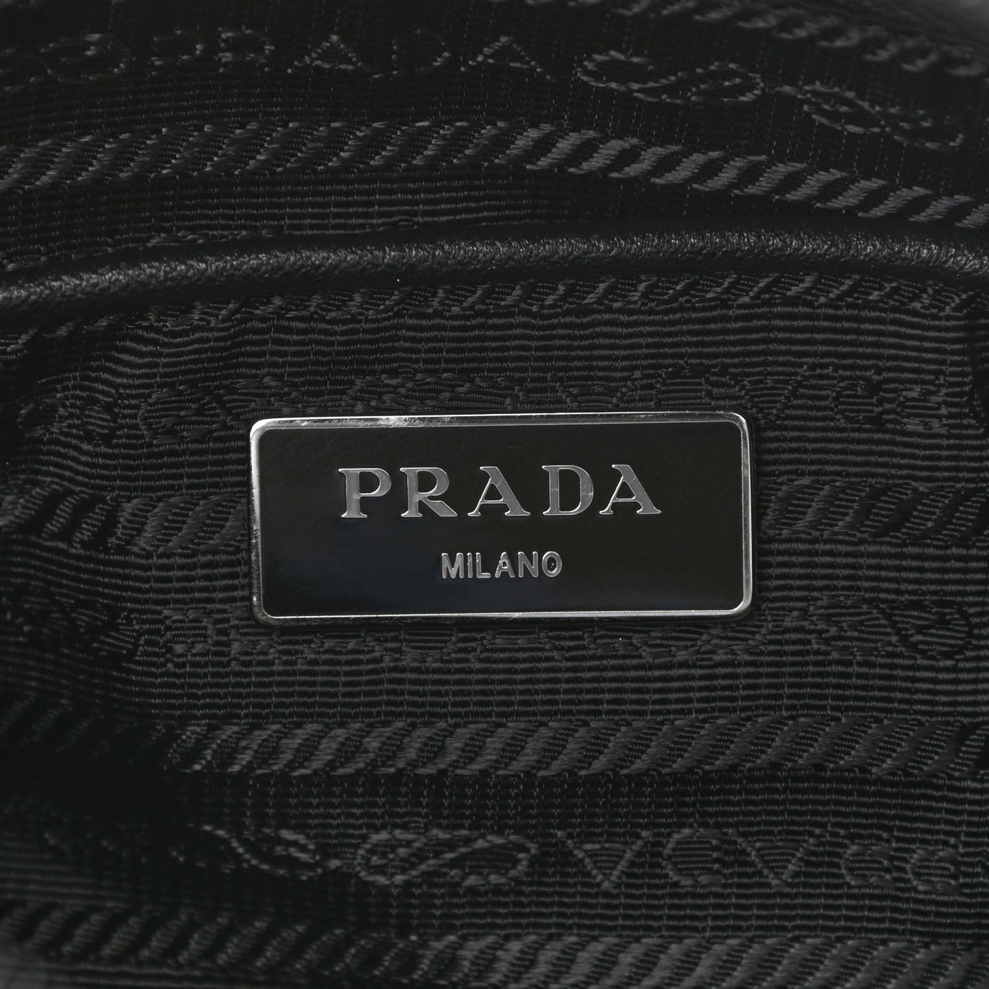 Nylon Vela Flat Messenger Bag Black