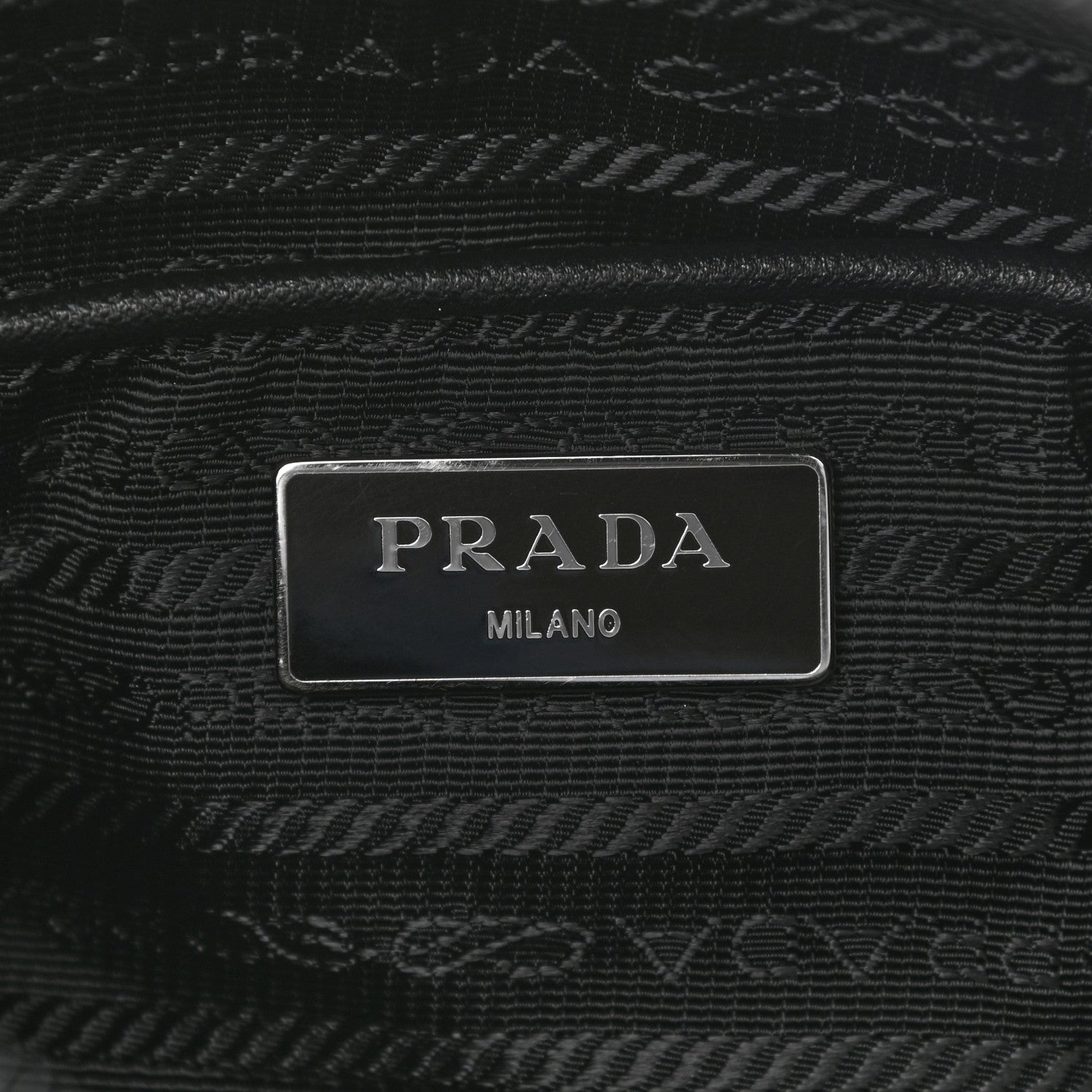 Prada Nylon Vela Flat Messenger Bag Black 6 of 11