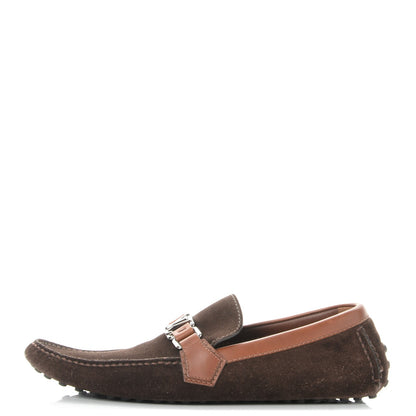 Louis Vuitton Suede Hockenheim Loafers 7 Brown 1 of 10
