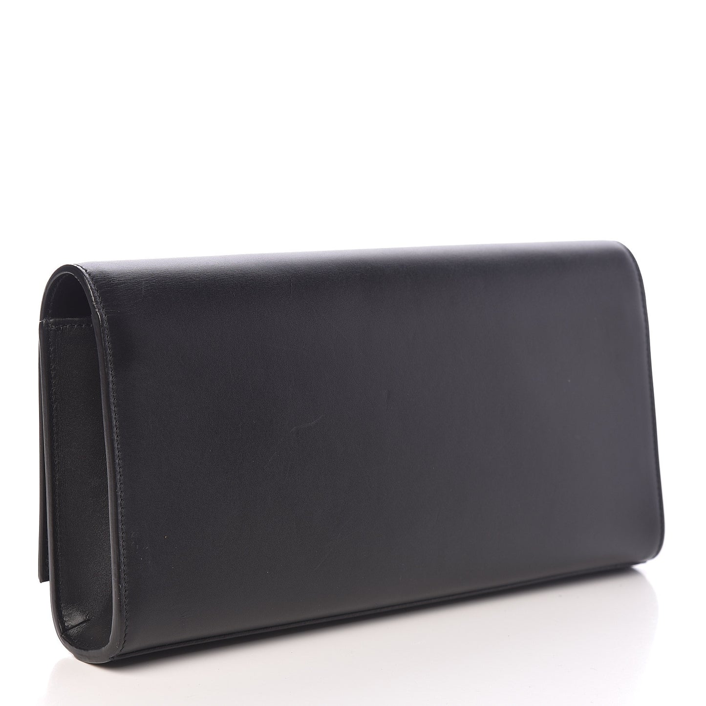 Calfskin Classic Monogram Tassel Clutch Black