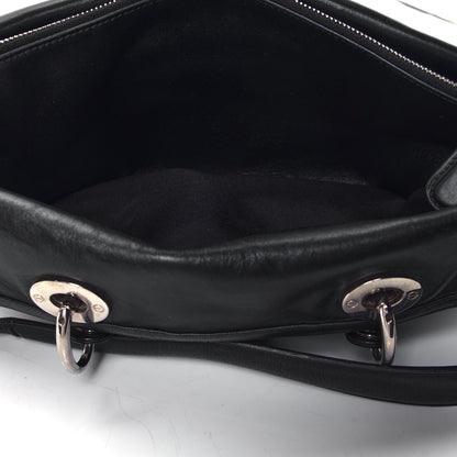Christian Dior Lambskin Cannage Medium Granville Tote Black 4 of 4
