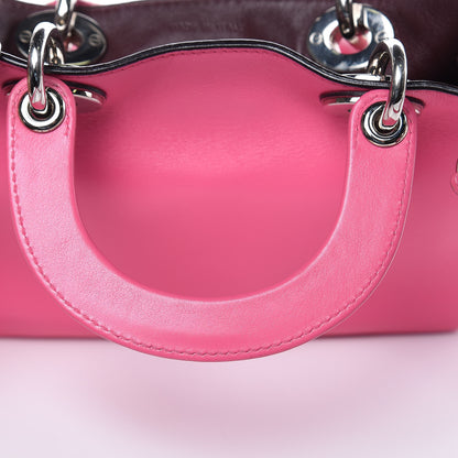 Christian Dior Calfskin Small Diorissimo Tote Pink 16 of 17