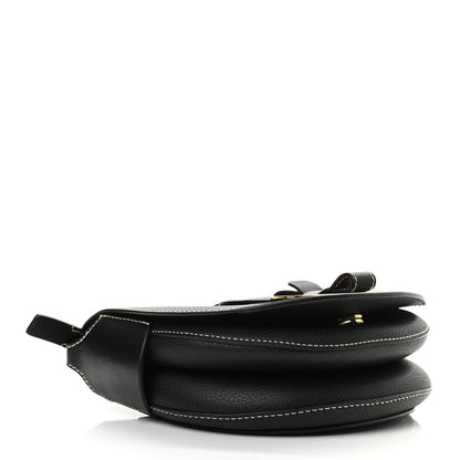 Chloe Grained Calfskin Small Darryl Saddle Crossbody Bag Black 4 of 9