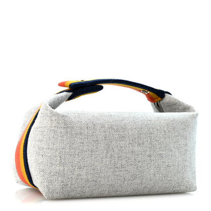 Hermes Canvas Small Bride-A-Brac Pouch Gris Flanelle 3 of 8