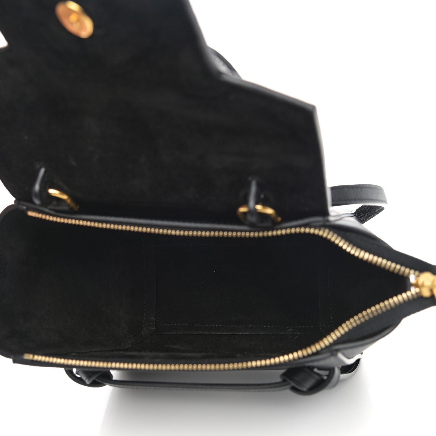 Celine Grained Calfskin Nano Belt Bag Black 4 of 9