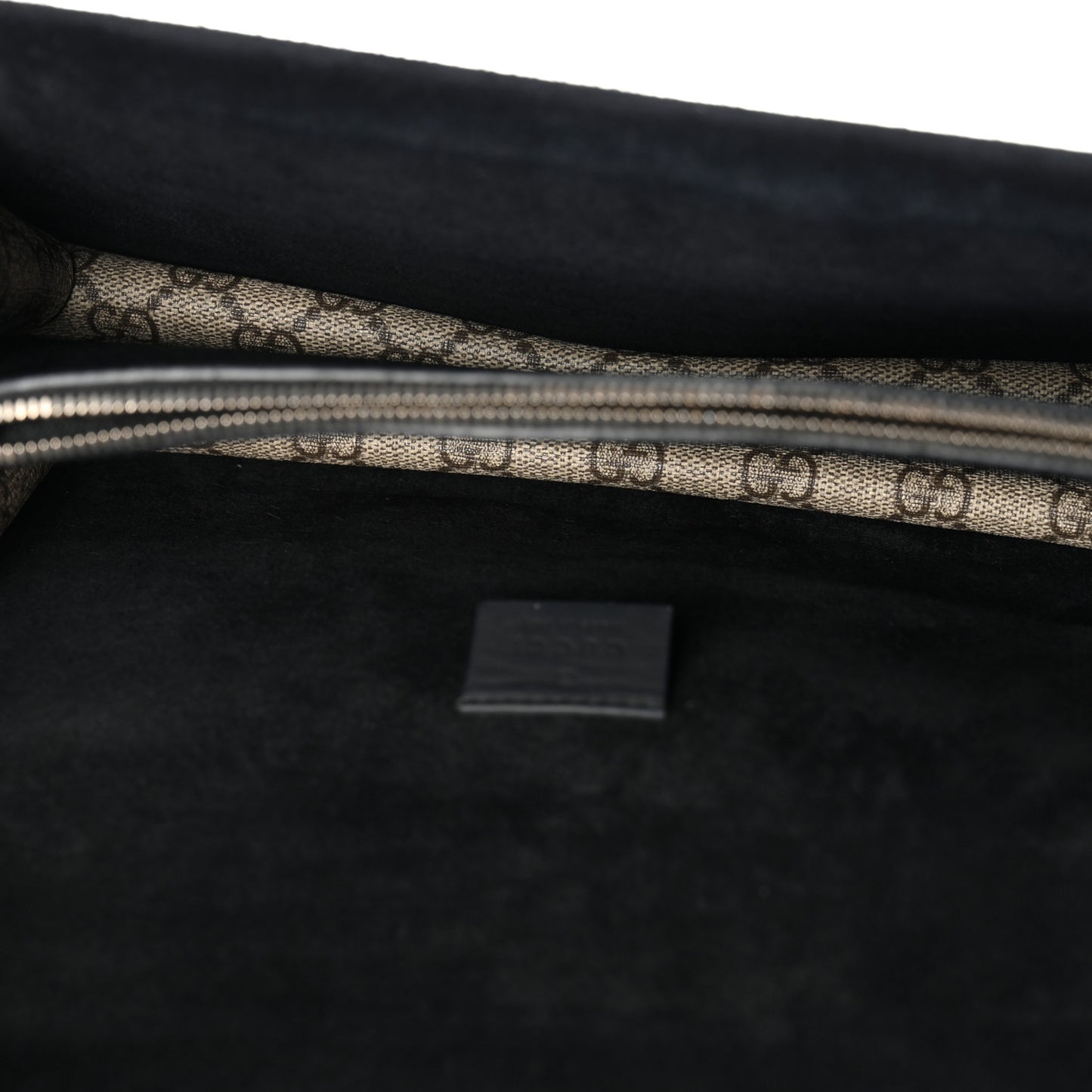 GG Supreme Monogram Small Dionysus Shoulder Bag Black