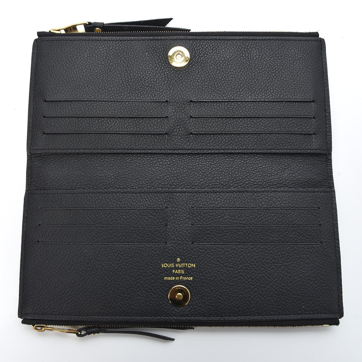 Louis Vuitton Empreinte Adele Wallet Black 4 of 8