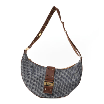 Christian Dior Monogram Street Chic Hobo Navy 1 of 10