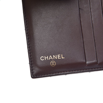 Chanel Caviar Quilted Compact French Flap Wallet Black 7 of 13