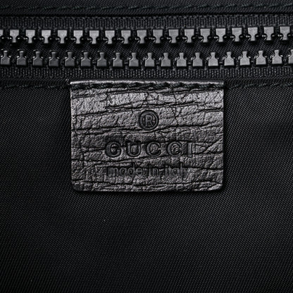 Gucci GG Plus Monogram Medium Flap Messenger Bag Black 5 of 17