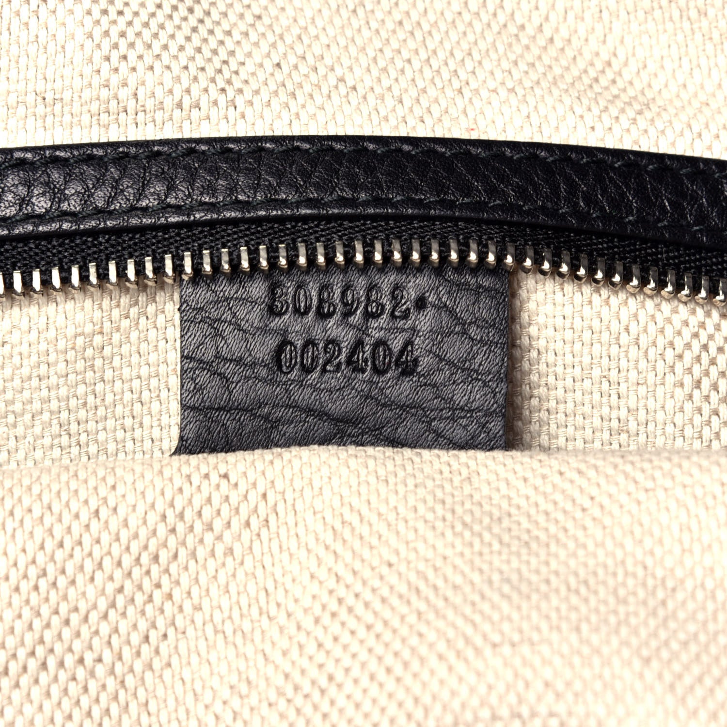 Gucci Pebbled Calfskin Studded Medium Soho Chain Shoulder Bag Black 7 of 9