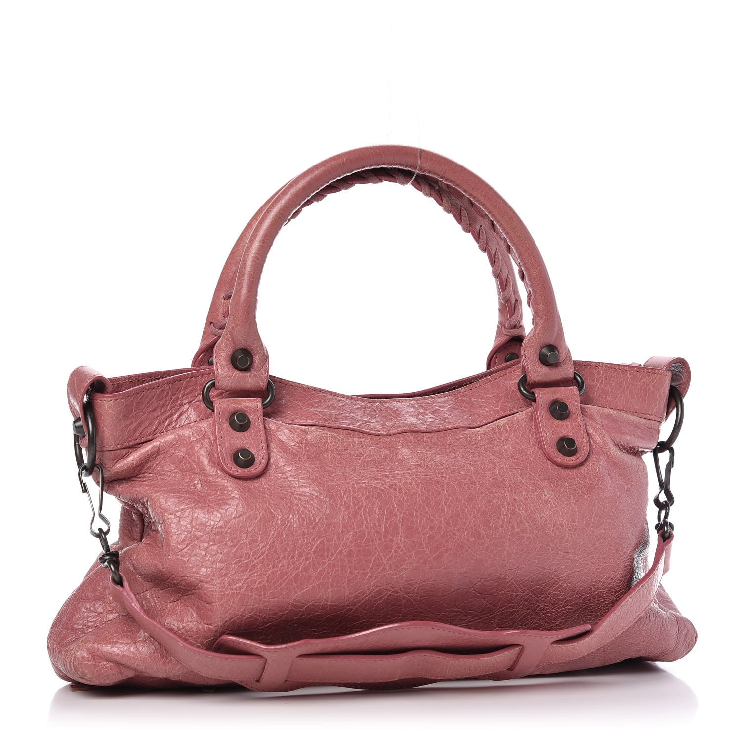 Balenciaga Agneau Classic Hardware First Rose Bruyere 3 of 9