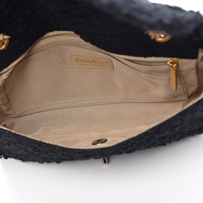 Chanel Tweed Quilted Small Flap Black 5 of 11