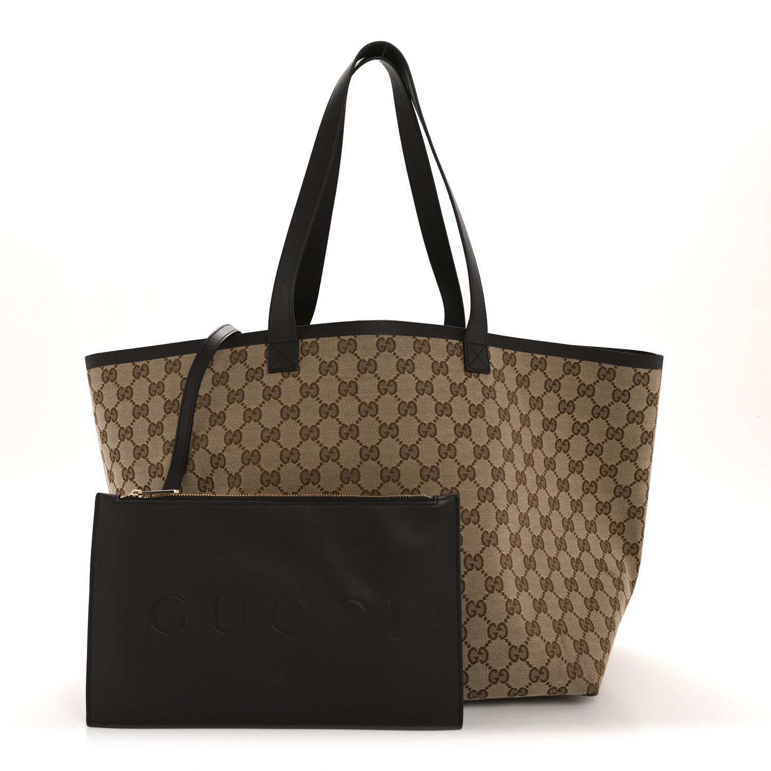 Gucci Monogram Medium Totissima Shopping Tote Beige Ebony 3 of 12